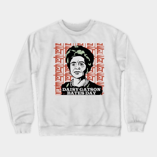 Daisy Gatson Bates Day – February Crewneck Sweatshirt by irfankokabi